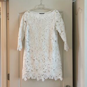 Felicity & Coco Ivory Floral Lace Dress
